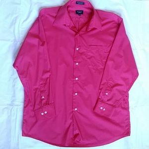 Haggar long sleeve dress shirt Large